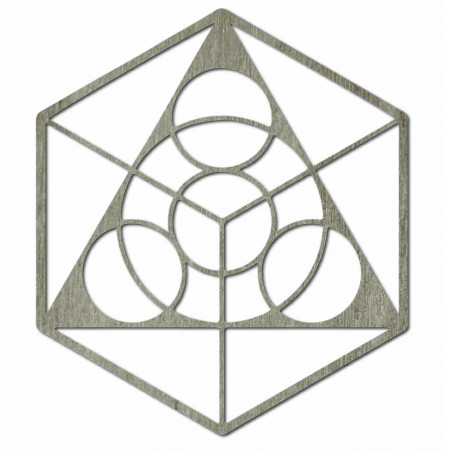 Space painting on the wall made of plywood, size from 50 to 90 cm