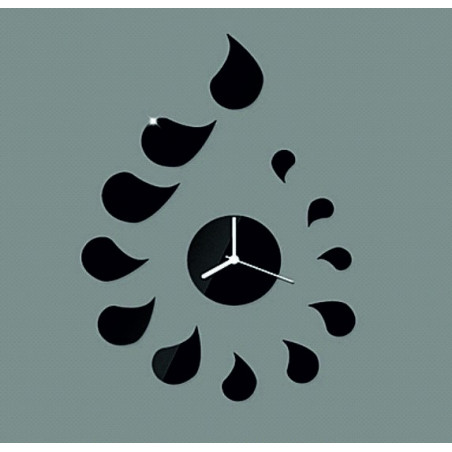 DIY ROZMARIN drop sticker wall clock