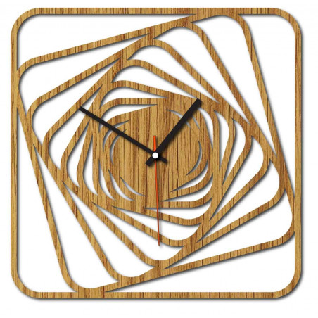 Sentop - MDF Modern wall clock GARVI HD F015 i black