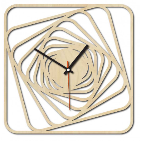 Sentop - MDF Modern wall clock GARVI HD F015 i black