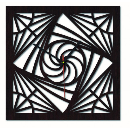 Sentop - MDF Wall clock for kitchen HDF16 and black