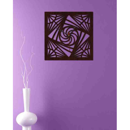 Sentop - MDF Wall clock for kitchen HDF16 and black