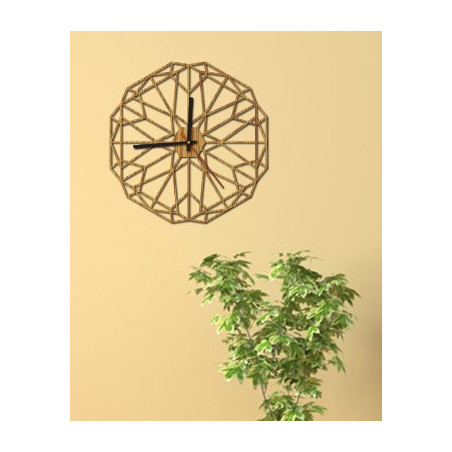 Sentop - MDF Wall clock for living room HDKF017 and black 40 cm