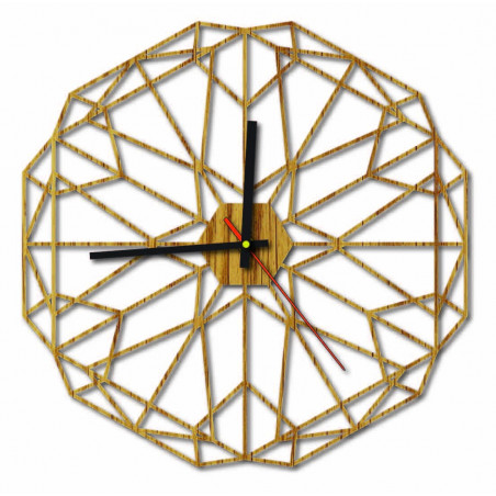 Sentop - MDF Wall clock for living room HDKF017 and black 40 cm