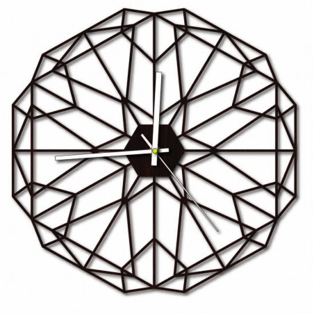 Sentop - MDF Wall clock for living room HDKF017 and black 40 cm