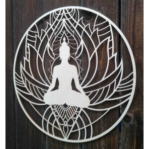 Wall painting mandala and Buddha - ROOM 2