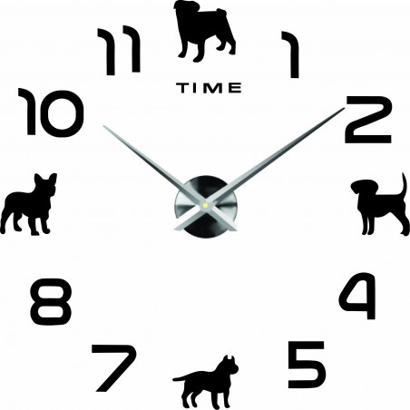 Wall sticker clock - PES