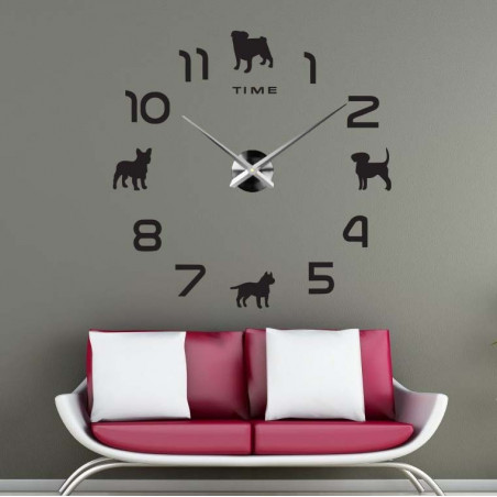 Wall sticker clock - PES