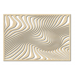 Decorative wall painting zebra and black 2