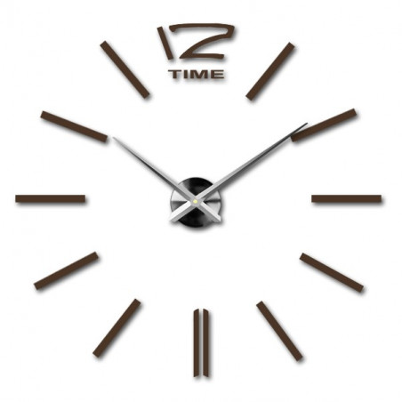 Large wall clock - modern 3D adhesive wall clock. Wall clocks for the kitchen and wall clocks for the living room!