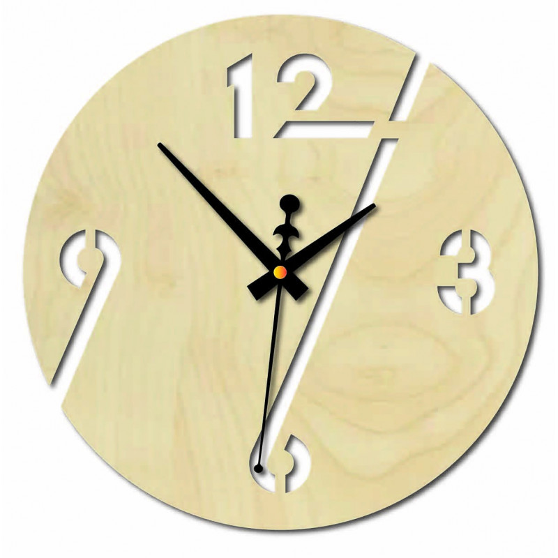 Sentop - Modern wall clock ARON PR0354 also black