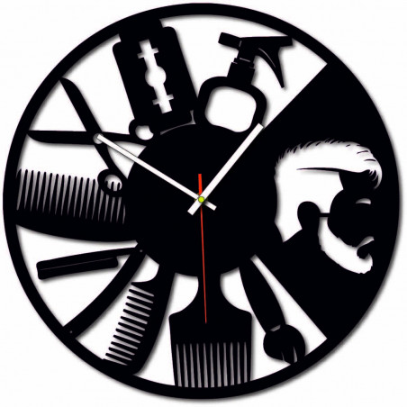 Modern wall clock for salon and black X0098