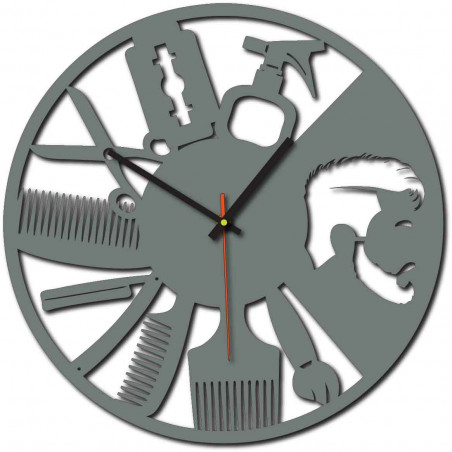 Modern wall clock for salon and black X0098