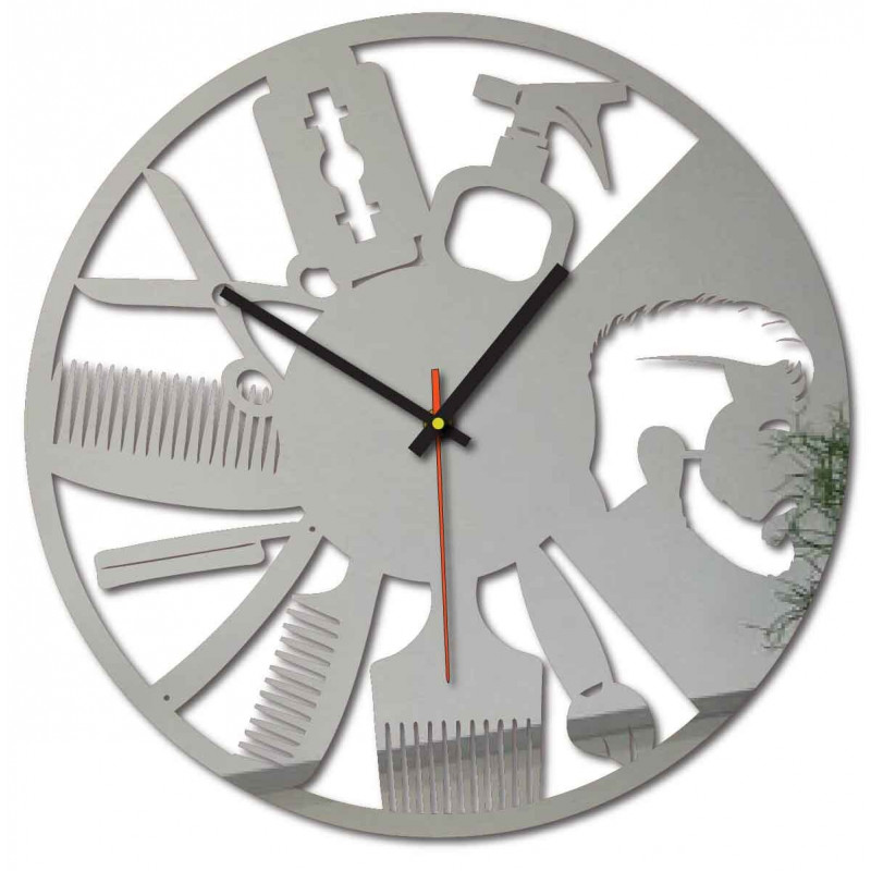 Modern wall clock for salon and black X0098