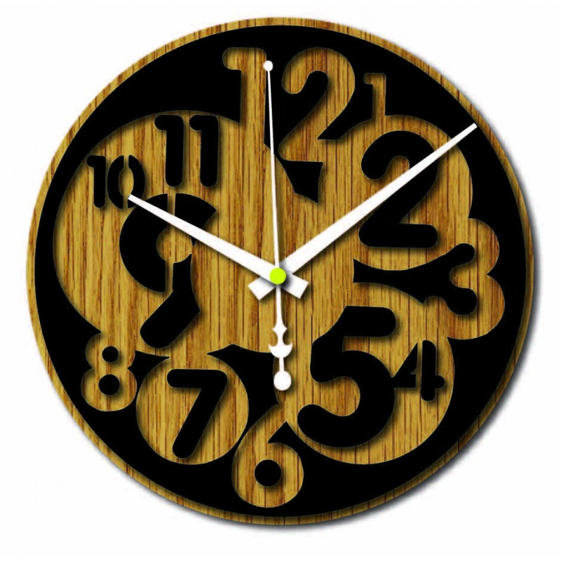 Sentop - Modern wall clock number HDKF019 MDF...