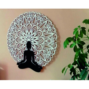 Sentop - Mandala 3D obraz na stenu Buddha mandala farebné...