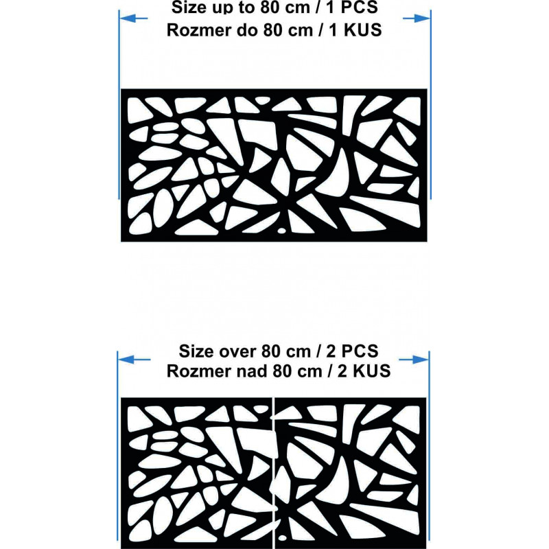 Wall painting carved from wooden plywood OSMONK