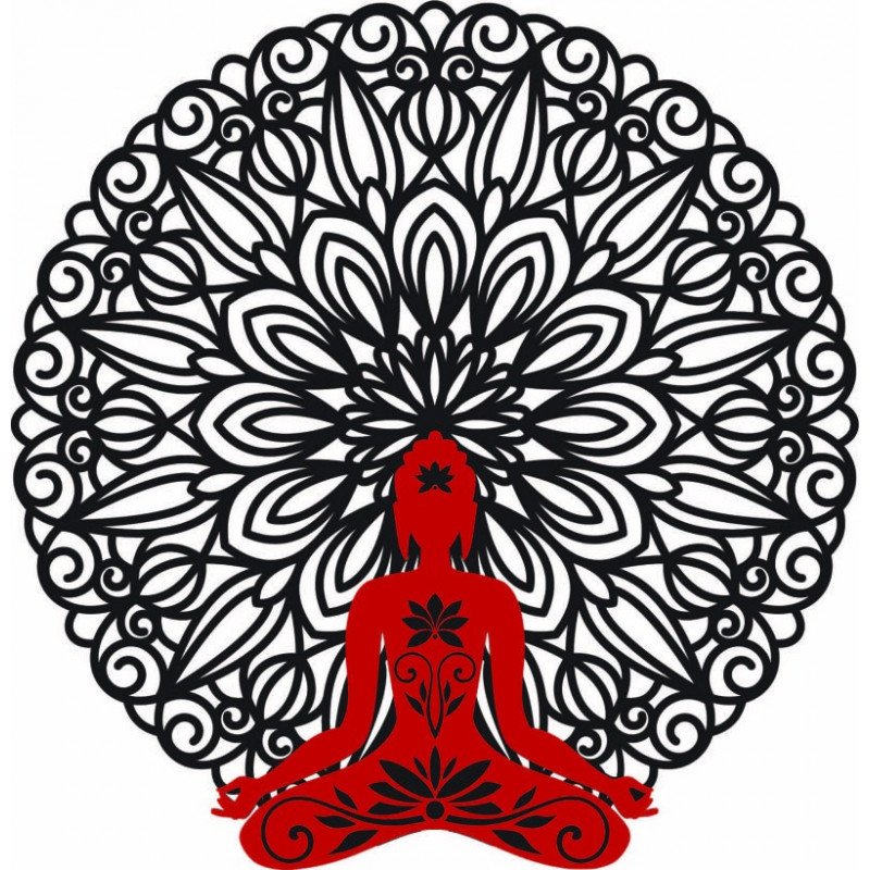 3D Wall Decor Buddha in mandala 50, 70, 90 cm