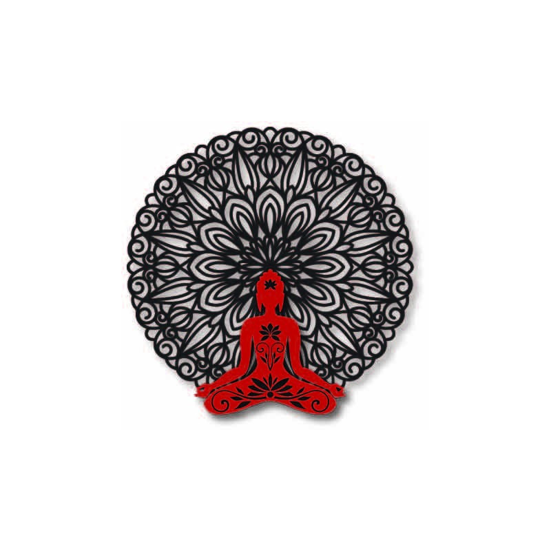 3D Wall Decor Buddha in mandala 50, 70, 90 cm