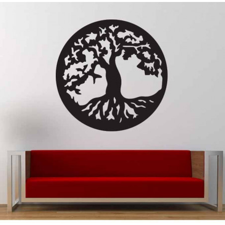 Sentop - Picture on the wall tree of life MALVEN
