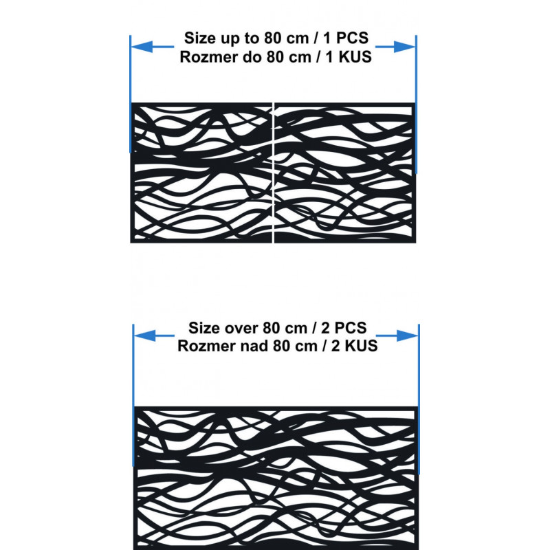 Wooden wall decor with branches - HARABASO