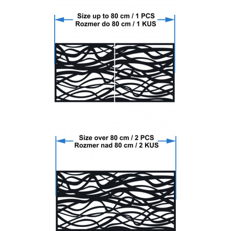 Wooden wall decor with branches - HARABASO