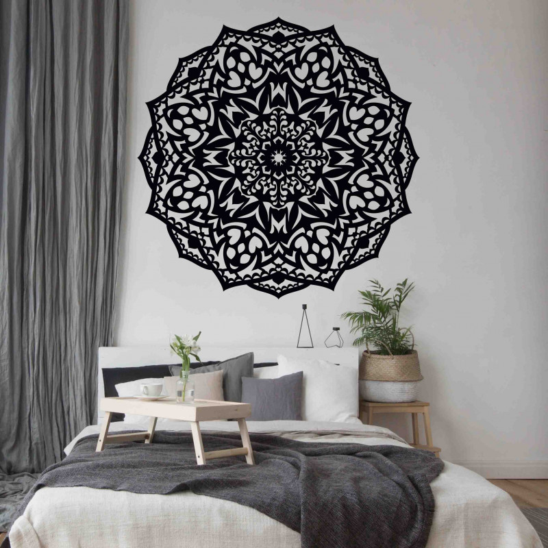 Wooden mandala on the wall - CIRCEL