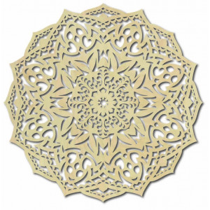 Wooden mandala on the wall - CIRCEL 2