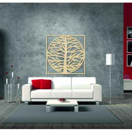 Wall painting tree in frame MRLVENA