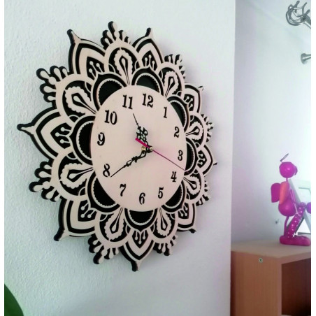 Wooden wall clock - USVIT