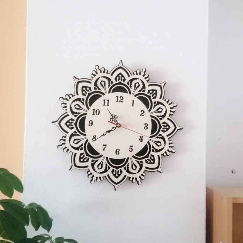Wooden wall clock - USVIT