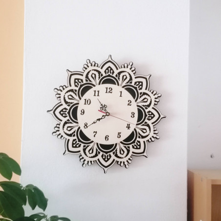 Wooden wall clock - USVIT
