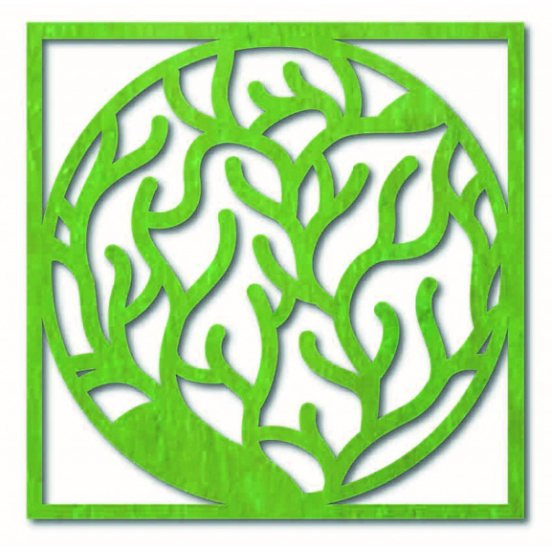 Modern wall painting of branches in a frame -...