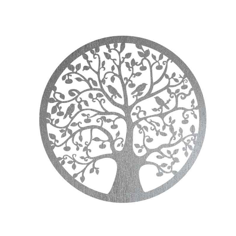 Wooden painting of a tree and birds - HOJNISŤ