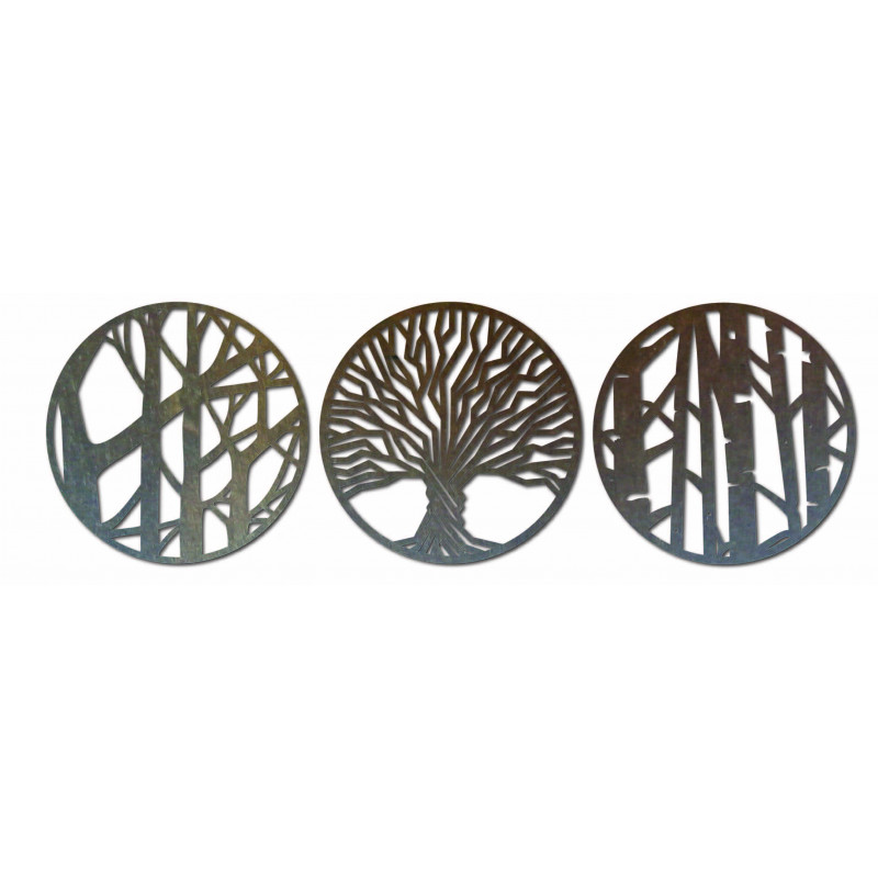 Three-part wall decor - YOSED