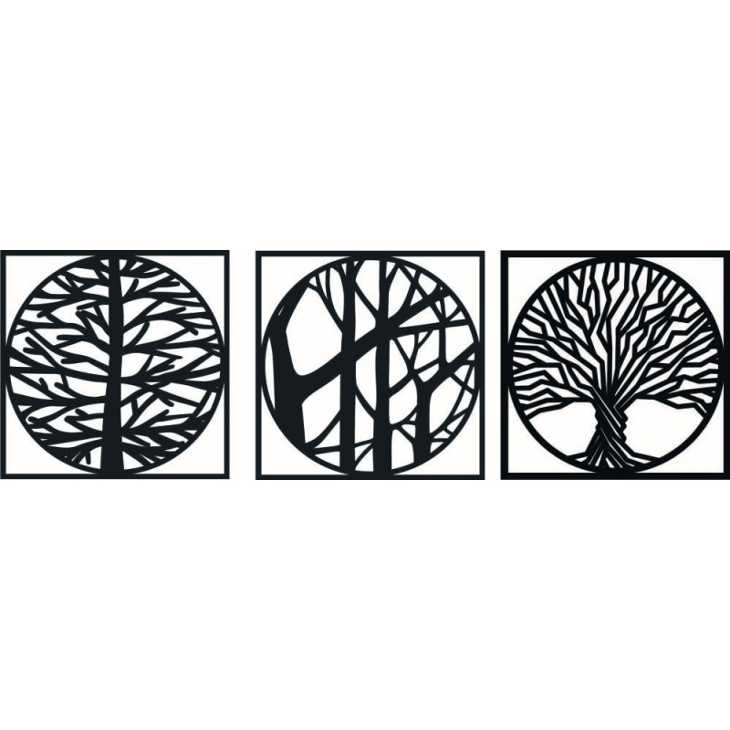 Stylesa - 3 piece painting on the wall DESIRROO