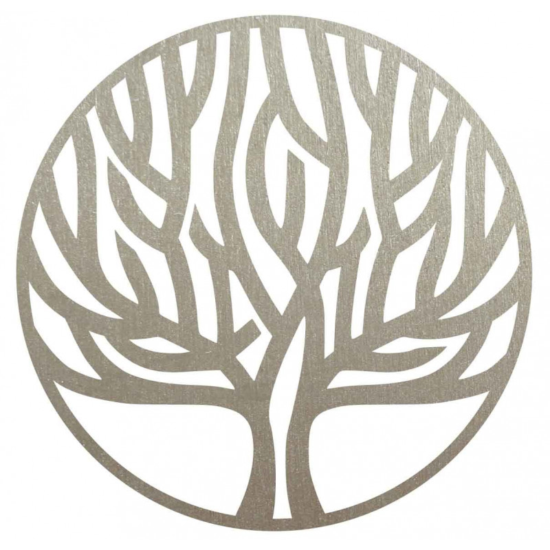 Stylized wooden painting Tree of Life - HELFOOLL