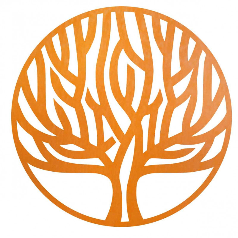 Stylized wooden painting Tree of Life - HELFOOLL