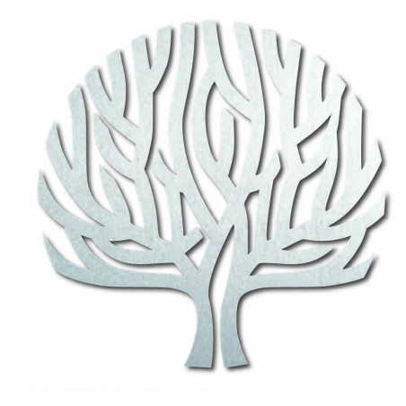 Modern wooden wall picture tree wind in the branches - SINGRO