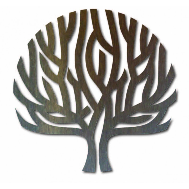 Modern wooden wall picture tree wind in the...