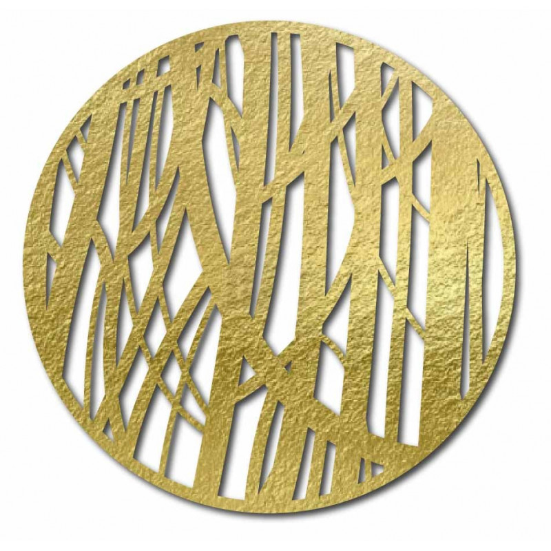 Wooden wall decoration with tree motifs - HOGGFOG