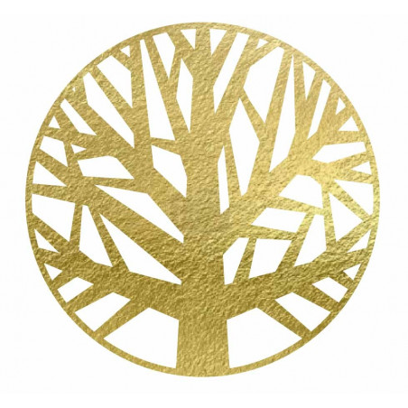 Wooden wall picture of a tree made of plywood - GOGFOG