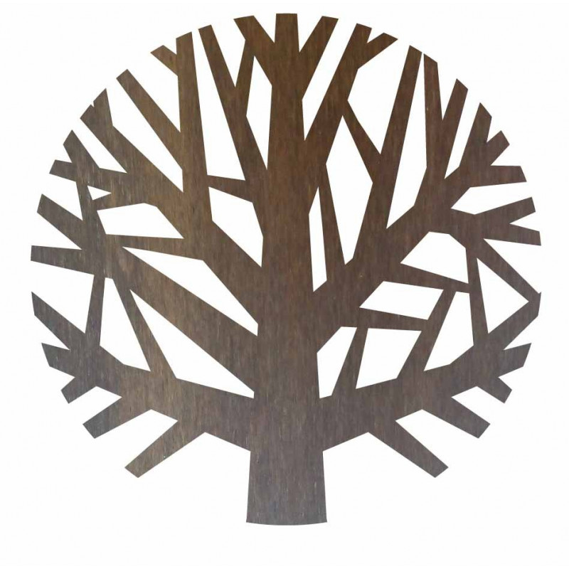 Wooden wall painting tree made of plywood -...
