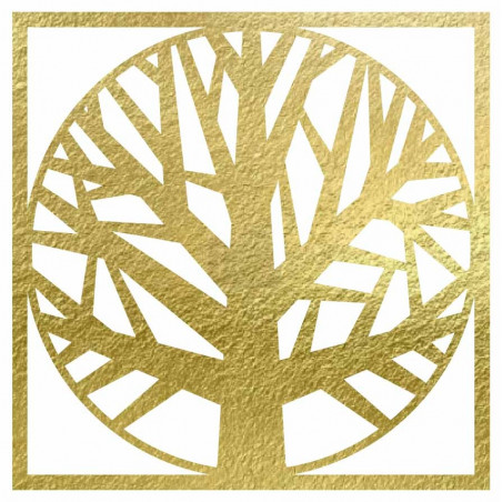 Wooden picture of a tree in a frame - OMARF