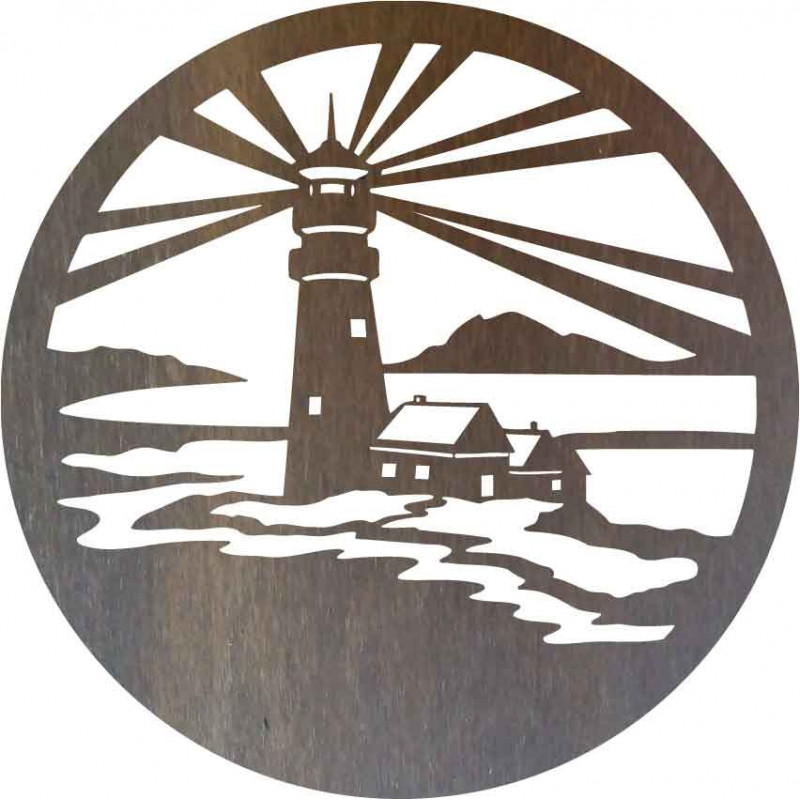 Sentop - Lighthouse modern painting on the wall...