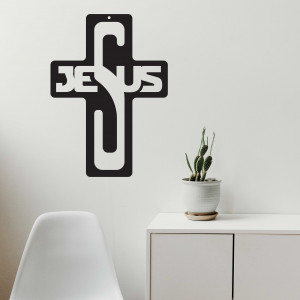 Dekorácia z dreva - Jesus, rozmer-260x187 mm