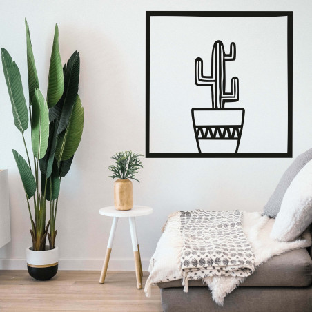 Modern wall painting cactus Modern wall painting cactus