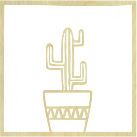 Modern wall painting cactus Modern wall painting cactus