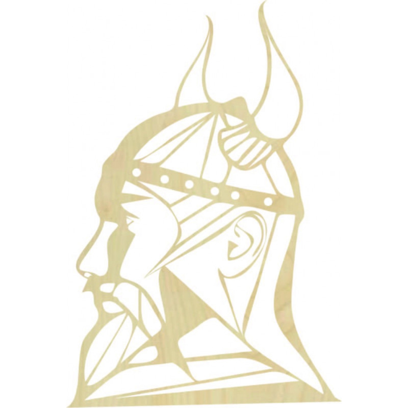 Carved wooden picture for wall Viking - RAGNAR