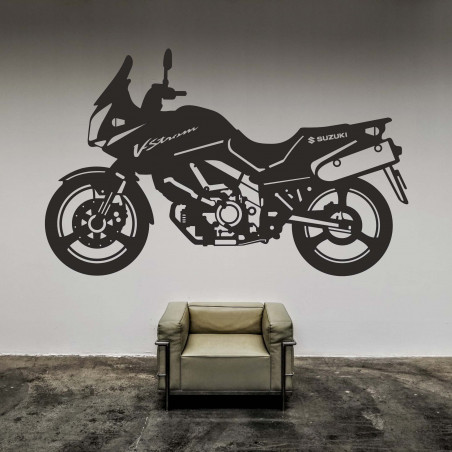 Stylish wall painting motorcycle - SUZUKI